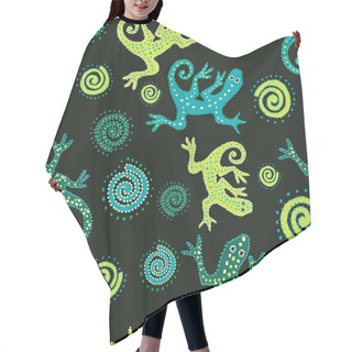 Personality  Gecoo Folkloric Seamless Pattern Hair Cutting Cape