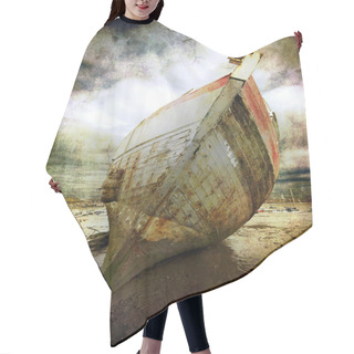 Personality  Beached Trawler Hair Cutting Cape