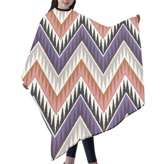 Personality  Zigzag Pattern Hair Cutting Cape