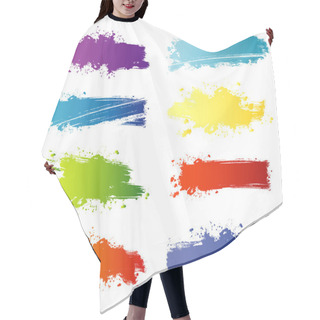 Personality  Splash Background Hair Cutting Cape