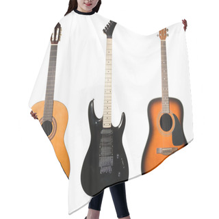 Personality  Guitars Set. Hair Cutting Cape