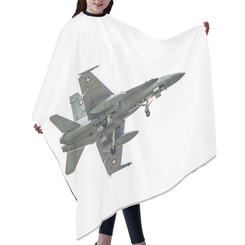 Personality  Fighter Plane Hair Cutting Cape