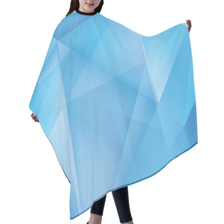 Personality  Abstract Ice Light Blue Background Hair Cutting Cape