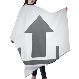 Personality  Upload Icon Hair Cutting Cape