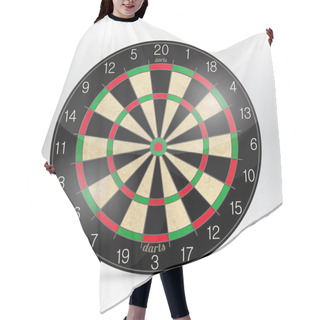 Personality  Darts Board Isolated On White Background. Vector. Hair Cutting Cape