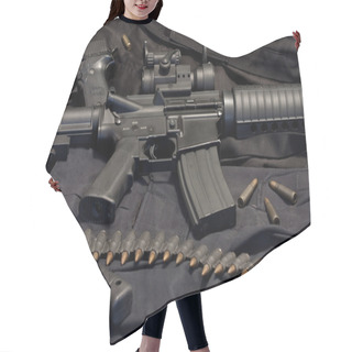 Personality  Modern Weapon M4 Hair Cutting Cape