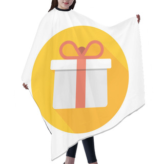 Personality  Gift Box With Bow Icon Hair Cutting Cape