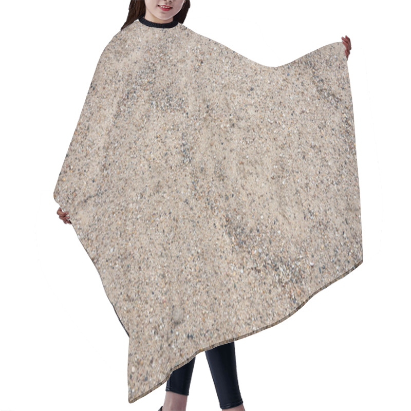 Personality  Background surface of gravel stone hair cutting cape