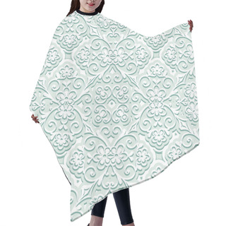 Personality  Pale Green Pattern Hair Cutting Cape