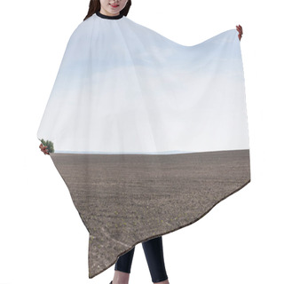 Personality  Land With Ground Against Blue Sky And Clouds  Hair Cutting Cape