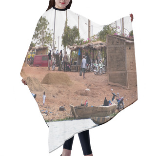 Personality  Bozo Village Outside Bamako, Mali Hair Cutting Cape