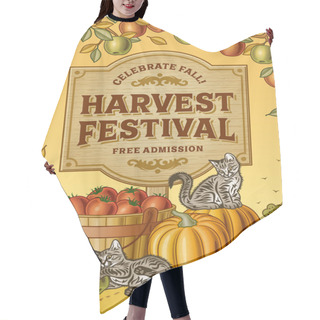 Personality  Harvest Festival Poster Hair Cutting Cape