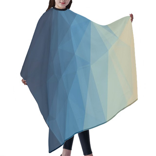 Personality  Creative Prismatic Background With Blue Pattern Hair Cutting Cape