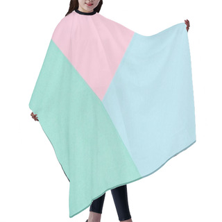 Personality  Creative Abstract Pastel Colors Geometrical Background Hair Cutting Cape