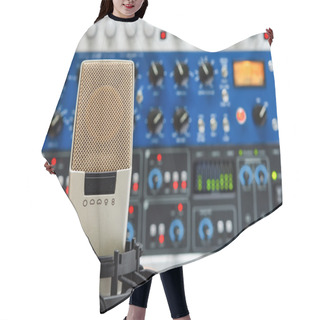 Personality  Studio Microphone And Audio Devices Hair Cutting Cape