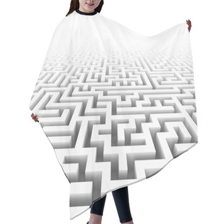 Personality  Illustration Of A Maze Or Labyrint Hair Cutting Cape