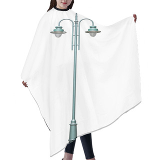 Personality  Street Lamppost Hair Cutting Cape