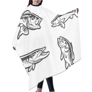 Personality  Fishing Hair Cutting Cape