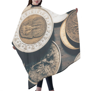 Personality  Egyptian Coin Hair Cutting Cape