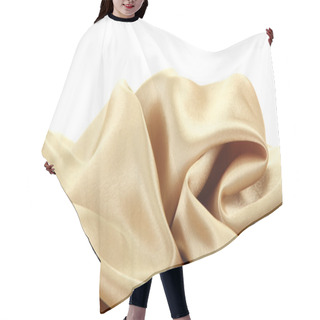 Personality  Beautiful Silk Drape, Isolated On White Hair Cutting Cape