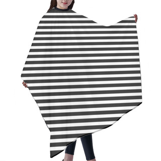 Personality  Lines, Stripes Grid, Mesh Element Hair Cutting Cape