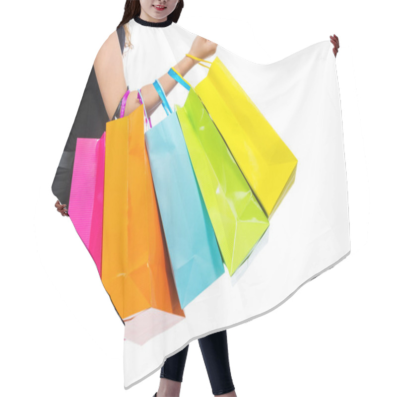 Personality  Arm With Shopping Bags Hair Cutting Cape