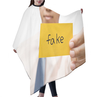 Personality  Fake Hair Cutting Cape
