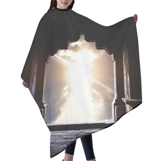 Personality  Arch Silhouette At Sunset Hair Cutting Cape