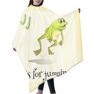 Personality  Letter J Hair Cutting Cape