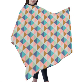 Personality  Seamless Abstract Background With Geometric Elements Hair Cutting Cape