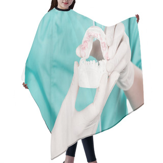 Personality  Jaw Model Hair Cutting Cape