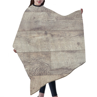 Personality  Wooden Floor Planks Texture Background Hair Cutting Cape
