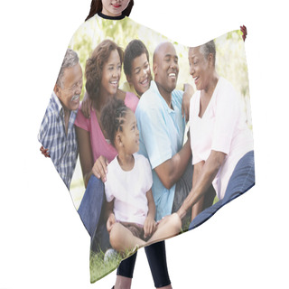 Personality  Multi-generation  Family Walking Hair Cutting Cape