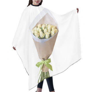 Personality  Bouquet Of Flowers In Package Hair Cutting Cape