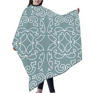 Personality  Seamless Ornament Tiles Hair Cutting Cape