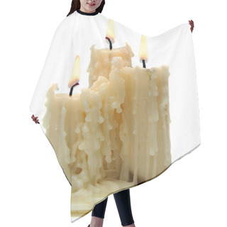 Personality  Three Beautiful Old Candle Hair Cutting Cape