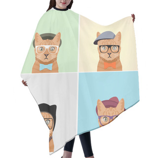 Personality  Fashion Cat Hair Cutting Cape