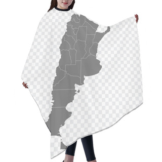 Personality  Blank Map Of Argentina. High Quality Map Argentina With Provinces On Transparent Background For Your Web Site Design, Logo, App, UI. Stock Vector.  EPS10. Hair Cutting Cape