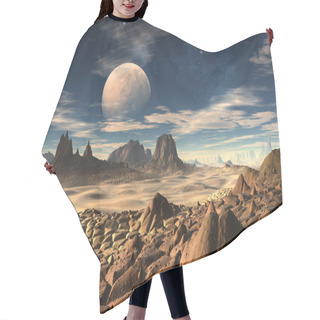 Personality  Alien Planet 03 Hair Cutting Cape