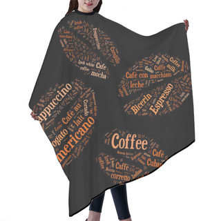 Personality  Coffee Of Words Hair Cutting Cape