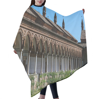 Personality  Grand Cloister Of The Certosa Di Pavia Monastery, Italy Hair Cutting Cape
