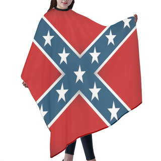 Personality  The Confederate Flag. Hair Cutting Cape