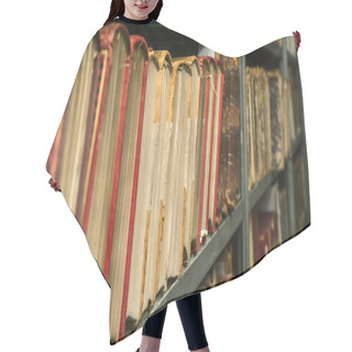 Personality  Ancient Books Are On The Shelf Hair Cutting Cape