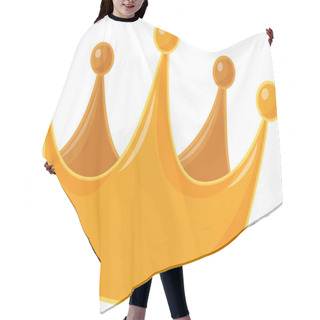 Personality  Crown Hair Cutting Cape