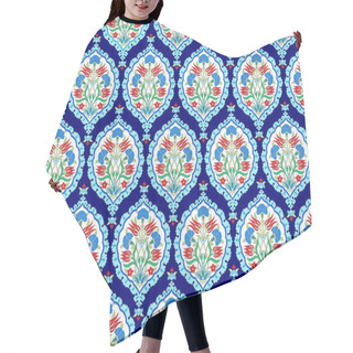 Personality  Background With Seamless Pattern Three Hair Cutting Cape