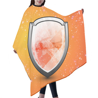 Personality  Vector Shield Image Vector Illustration   Hair Cutting Cape