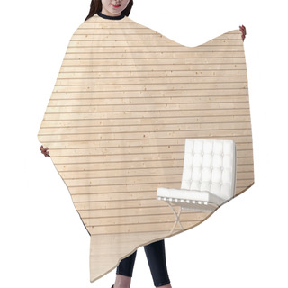 Personality  Interior Design Wood And Chair Hair Cutting Cape