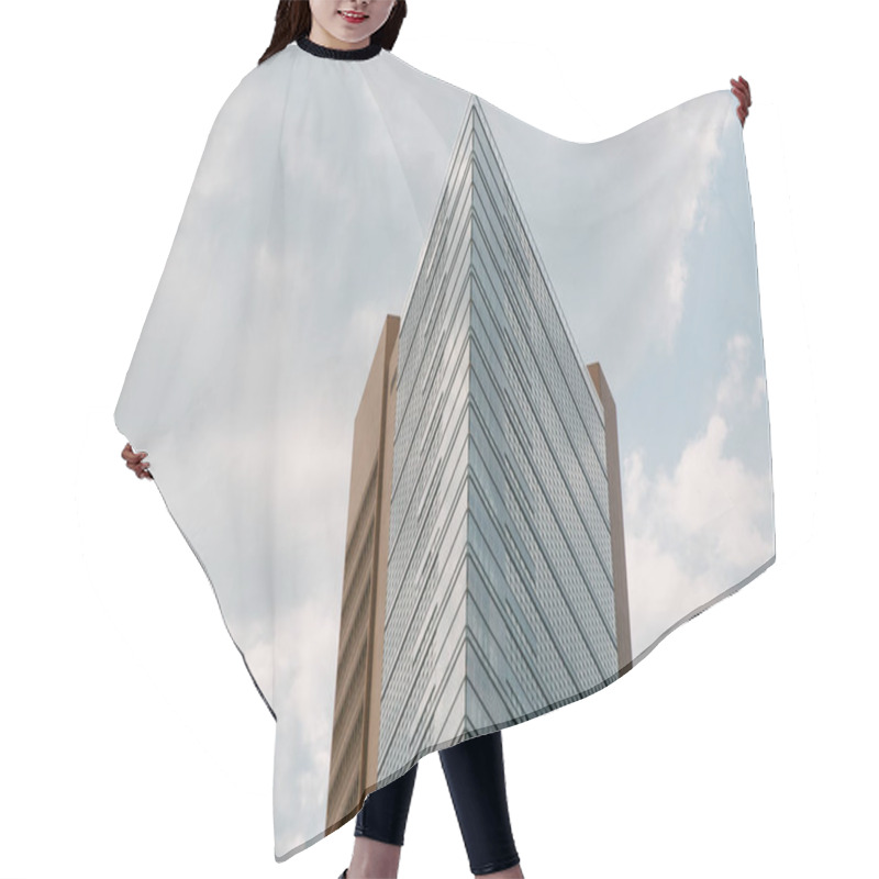 Personality  Skyscraper Hair Cutting Cape