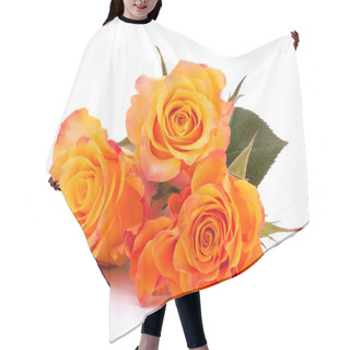 Personality  Three Orange Roses Hair Cutting Cape