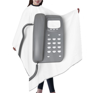 Personality  Stationary Push-button Telephone Top View Hair Cutting Cape